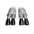 Load image into Gallery viewer, Stainless Works 18-21 Mustang GT Axleback Redline Exhaust - Black Tips - Installation View