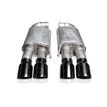 Load image into Gallery viewer, Stainless Works 18-21 Mustang GT Axleback Redline Exhaust - Black Tips - Installation View