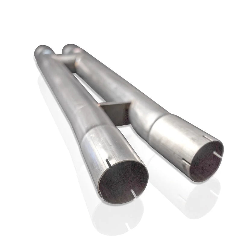 Stainless Works 18-21 Mustang GT Mid Resonator Delete H-Pipe - Detail View