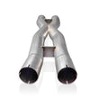 Load image into Gallery viewer, Stainless Works 18-21 Mustang GT Mid Resonator Delete X-Pipe - Main Product View