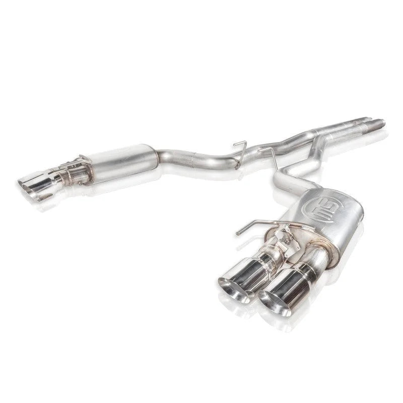 Stainless Works 18+ Ford Mustang GT Redline Cat-Back Performance Connect H-Pipe w/ Active Valves - Main Product View