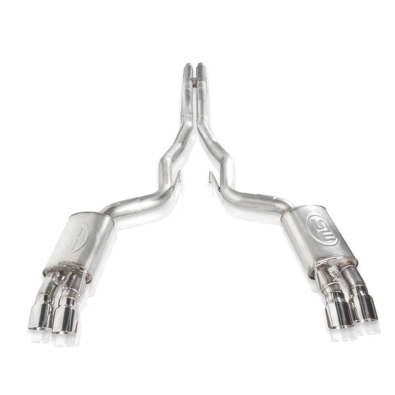 Stainless Works 18+ Ford Mustang GT Redline Cat-Back Performance Connect H-Pipe w/ Active Valves - Additional View 8