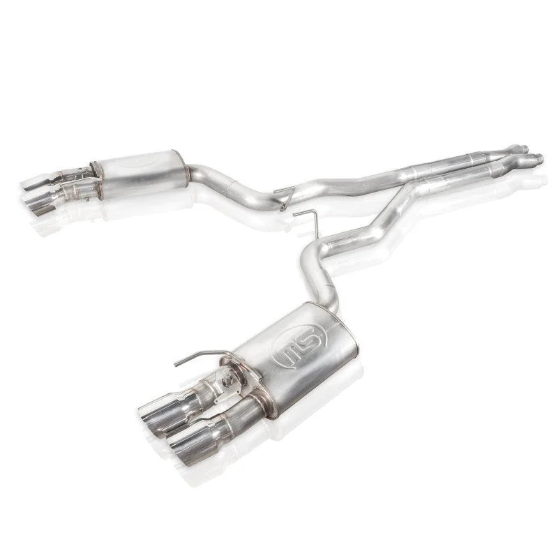 Stainless Works 18+ Ford Mustang GT Redline Cat-Back Performance Connect X-Pipe w/ Active Valves - Main Product View