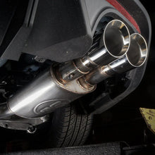 Load image into Gallery viewer, Stainless Works 18+ Ford Mustang GT Redline Cat-Back Performance Connect X-Pipe w/ Active Valves - Installation View