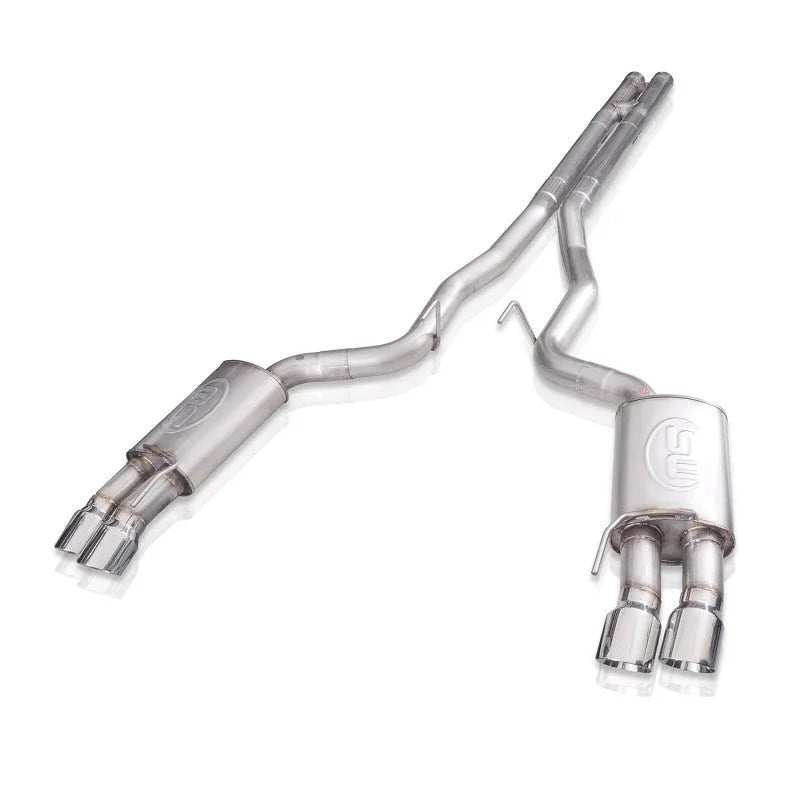 Stainless Works 18+ Ford Mustang GT Redline H-Pipe Performance Connect Cat-Back Exhaust - Main Product View