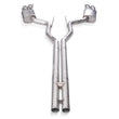 Load image into Gallery viewer, Stainless Works 18+ Ford Mustang GT Redline H-Pipe Performance Connect Cat-Back Exhaust - Detail View