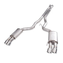 Load image into Gallery viewer, Stainless Works 18+ Ford Mustang GT Redline X-Pipe Performance Connect Cat-Back Exhaust - Main Product View