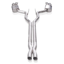 Load image into Gallery viewer, Stainless Works 18+ Ford Mustang GT Redline X-Pipe Performance Connect Cat-Back Exhaust - Detail View