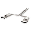 Load image into Gallery viewer, Stainless Works 1992-96 Corvette C4 LT1/LT4 2-1/2in Exhaust System X-Pipe Chambered Turbo Mufflers