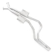 Load image into Gallery viewer, Stainless Works 2004 GTO 3in Catback Chambered Mufflers X-Pipe Slash Cut Tips - Side View