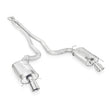 Load image into Gallery viewer, Stainless Works 2009-15 Cadillac CTS-V Sedan 3in Catback System X-Pipe Chambered Mufflers 4in Tips