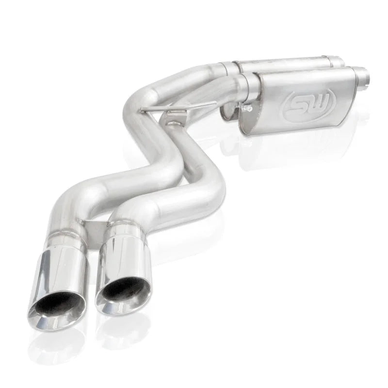 Stainless Works 2010-14 Ford Raptor Exhaust X-Pipe Turbo Resonator Front Passenger Rear Tire Exit - Main Product View