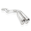 Load image into Gallery viewer, Stainless Works 2010-14 Ford Raptor Exhaust X-Pipe Turbo Resonator Front Passenger Rear Tire Exit - Back View