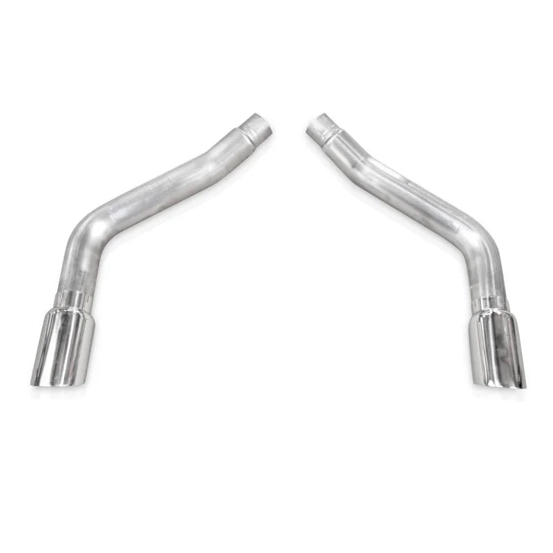 Stainless Works 2010-15 Chevy Camaro Muffler Delete Exhaust System - Side View