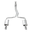 Load image into Gallery viewer, Stainless Works 2010-18 Ford Taurus SHO V6 2-1/2in Catback Chambered Mufflers X-Pipe - Main Product View