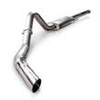 Load image into Gallery viewer, Stainless Works 2011-14 F-150 3.5L 3-1/2in Catback S-Tube Muffler Factory Connection - Main Product View