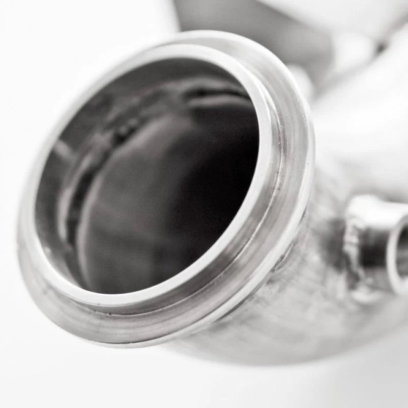 Stainless Works 2013-18 Ford Focus ST 3in High-Flow Cats Downpipe Factory Connection - Additional View 6