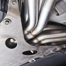 Load image into Gallery viewer, Stainless Works 2014-18 Corvette 6.2L Headers 2in Primaries w/ High-Flow Cats X-Pipe - Side View