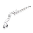 Load image into Gallery viewer, Stainless Works 2014+ Toyota Tundra 5.7L Legend Series Cat-Back Exhaust w/Polished Tips - Back View