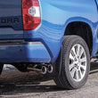 Load image into Gallery viewer, Stainless Works 2014+ Toyota Tundra 5.7L Legend Series Cat-Back Exhaust w/Polished Tips - Installation View