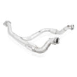 Load image into Gallery viewer, Stainless Works 2015-16 F150 2.7L Downpipe 3in High-Flow Cats Y-Pipe Factory Connection - Main Product View