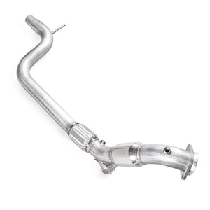 Stainless Works 2015-16 Mustang Downpipe 3in High-Flow Cats Factory Connection - Main Product View