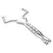 Load image into Gallery viewer, Stainless Works 2015-16 Mustang GT 3in Catback X-Pipe Retro Chambered Mufflers 2-1/2in Cores