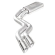 Load image into Gallery viewer, Stainless Works 2015-18 F-150 Exhaust X-Pipe Resonator Muffler Exits In Front Of Passenger Rear Tire - Main Product View