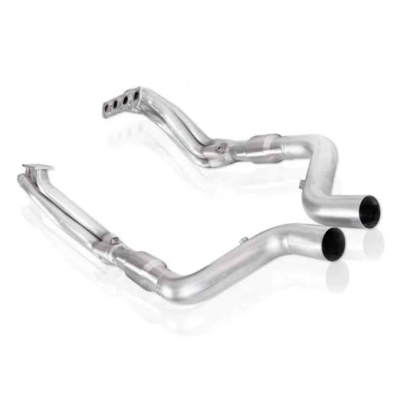 Stainless Works 2015-18 Hemi Headers 2in Primaries 3in High-Flow Cats - Side View