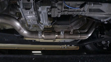 Load image into Gallery viewer, Stainless Works 2015+ Ford GT350 Headers 1-7/8in Primaries High-Flow Cats 3in Collectors - Installation View