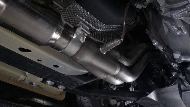 Stainless Works 2015+ Ford GT350 Headers 1-7/8in Primaries High-Flow Cats 3in Collectors - Additional View 5