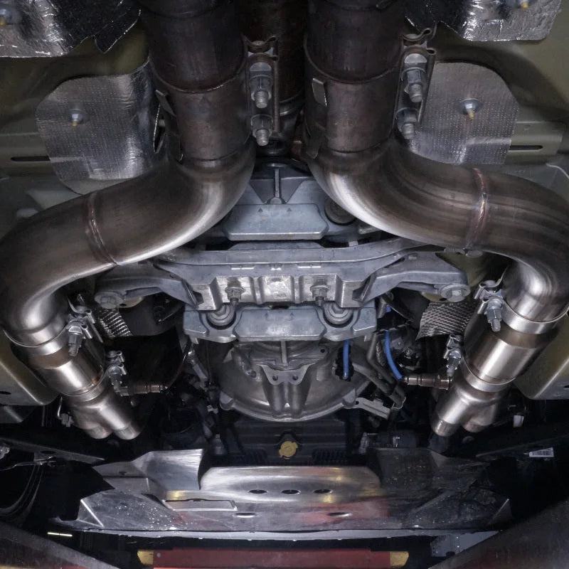 Stainless Works 2015+ Ford GT350 Headers 1-7/8in Primaries High-Flow Cats 3in Collectors - Additional View 7
