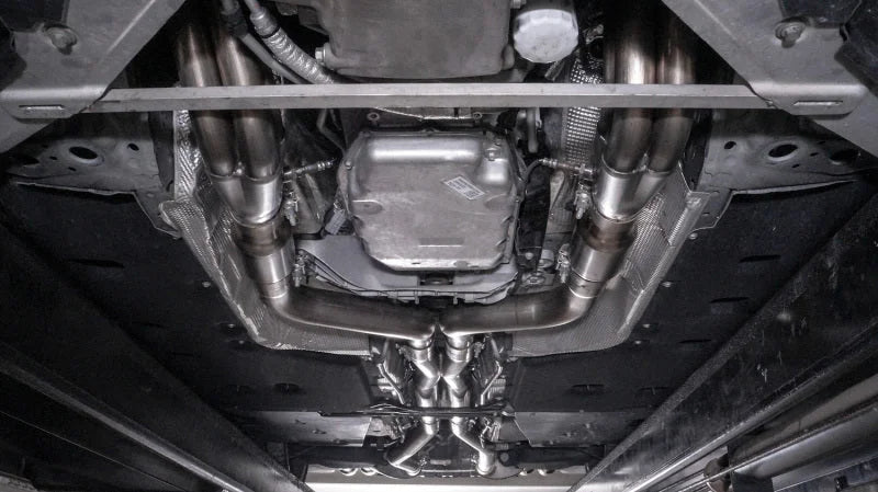 Stainless Works 2016-18 Cadillac CTS-V Sedan Headers 2in Primaries 3in Catted Leads Into X-Pipe - Additional View 5