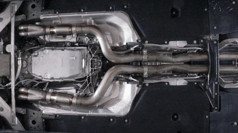 Stainless Works 2016-18 Cadillac CTS-V Sedan Headers 2in Primaries 3in Catted Leads Into X-Pipe - Additional View 7