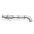 Load image into Gallery viewer, Stainless Works 2016-18 Ford Focus RS 3in High-Flow Cats Downpipe Factory Connection - Back View