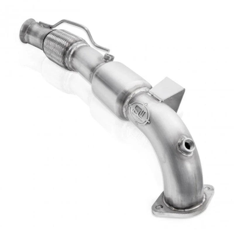 Stainless Works 2016-18 Ford Focus RS 3in High-Flow Cats Downpipe Factory Connection - Additional View 5