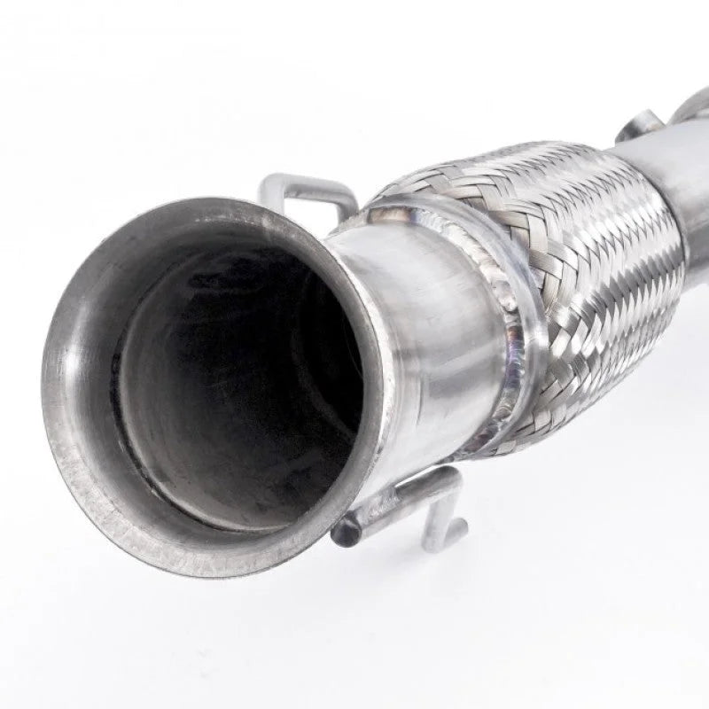 Stainless Works 2016-18 Ford Focus RS 3in High-Flow Cats Downpipe Factory Connection - Additional View 6