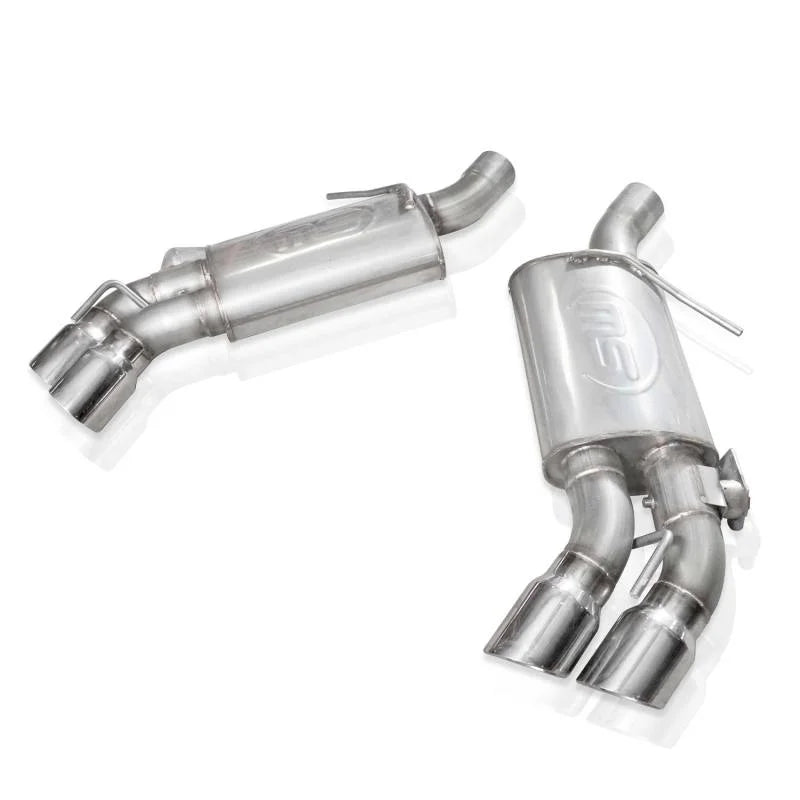 Stainless Works 2016+ Chevy Camaro SS 3in Legend Perf Connect Axle Back w/Valve & 4in Quad Tips - Main Product View