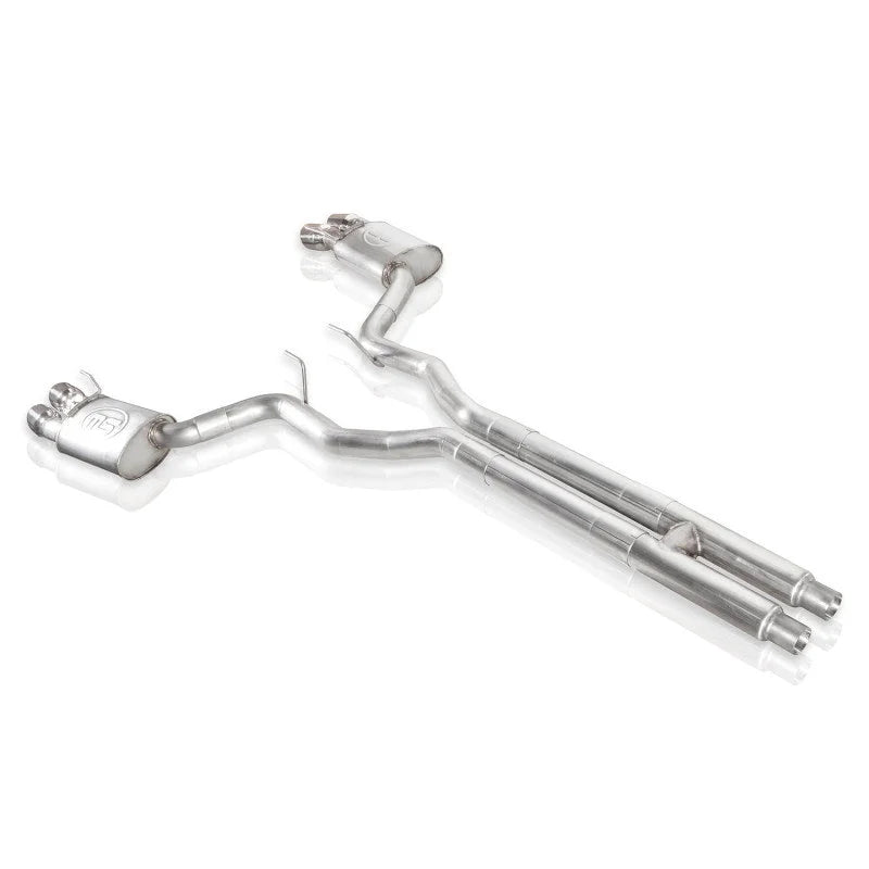 Stainless Works 2018+ Ford Mustang GT 3in Redline Series Catback H-Pipe w/Active Valves & Quad Tips - Additional View 7