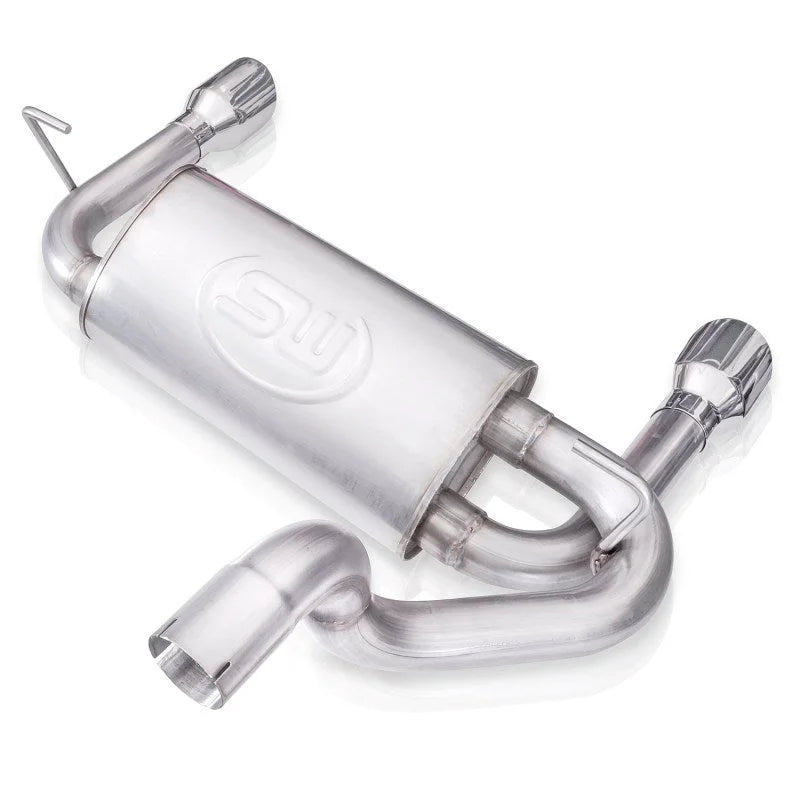 Stainless Works 2018+ Jeep Wrangler JL 304SS Factory Connect 2.5in Axle Back Exhaust System - Additional View 6
