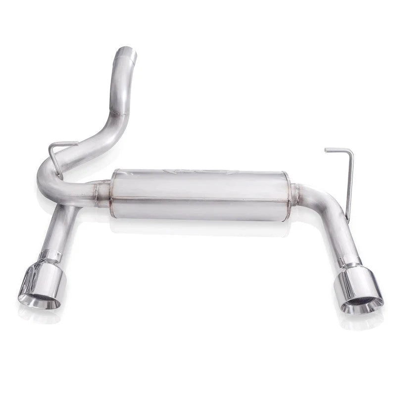Stainless Works 2018+ Jeep Wrangler JL 304SS Factory Connect 2.5in Axle Back Exhaust System - Additional View 7