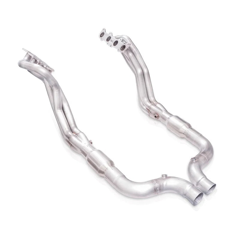 Stainless Works 2020 Ford GT500 2 in Exhaust Headers With High-Flow Cats - Side View