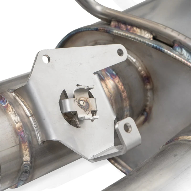 Stainless Works 2020 Ford GT500 Legend Catback H-Pipe Exhaust Factory Connect - Polished Tips - Installation View