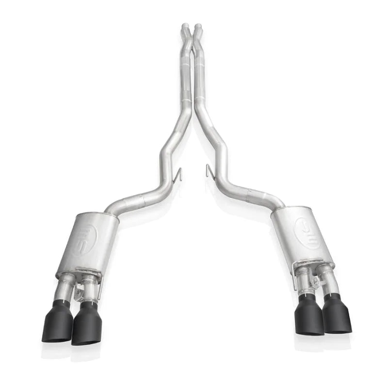 Stainless Works 2020 Ford GT500 Legend Catback X-Pipe Exhaust Factory Connect - Black Tips - Additional View 5