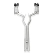 Load image into Gallery viewer, Stainless Works 2020 Ford GT500 Redline Catback H-Pipe Exhaust Factory Connect - Black Tips - Back View