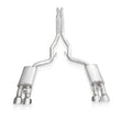 Load image into Gallery viewer, Stainless Works 2020 Ford GT500 Redline Catback X-Pipe Exhaust Factory Connect - Polished Tips - Side View