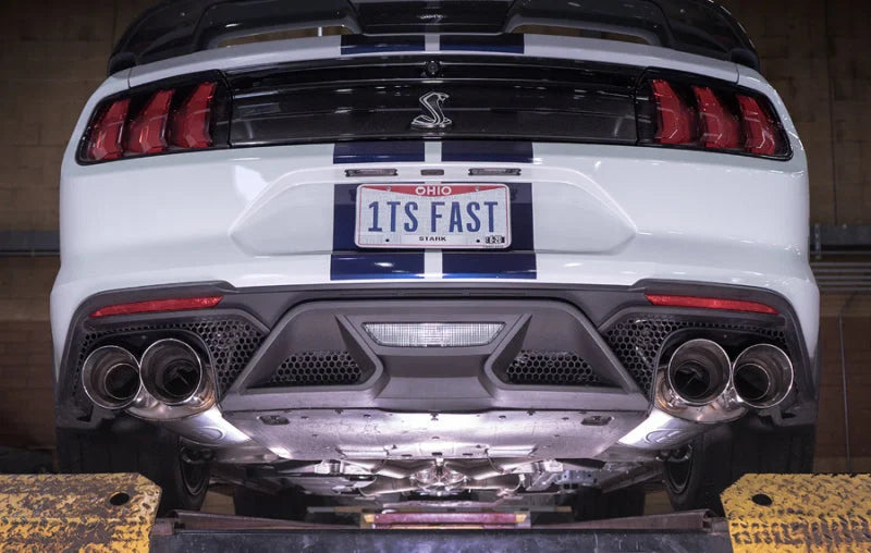 Stainless Works 2020 Ford GT500 Redline Catback X-Pipe Exhaust Factory Connect - Polished Tips - Additional View 5