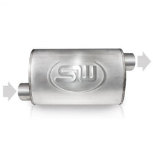 Load image into Gallery viewer, Stainless Works 2.5in ID OFFSET INLET/ 2.5in OD OFFSET OUTLET (ON OPPOSITE SIDES) 5inX9in