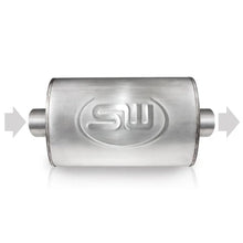Load image into Gallery viewer, Stainless Works 2in ID CENTER INLET/2in OD CENTER OUTLET 4inX8in