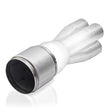 Load image into Gallery viewer, Stainless Works 3.5in OD 4.25in Body 5in Length Race Muffler - Detail View